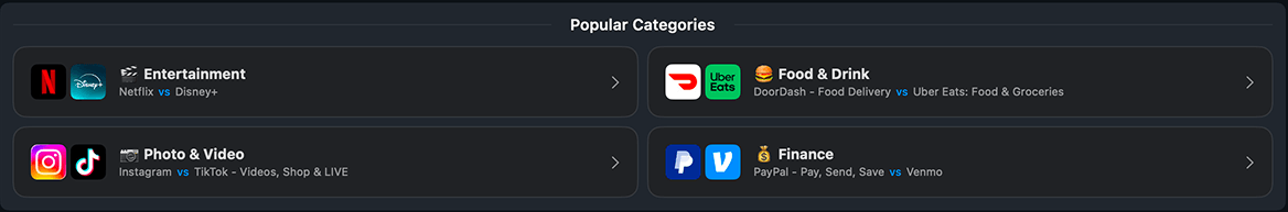 Feature widget